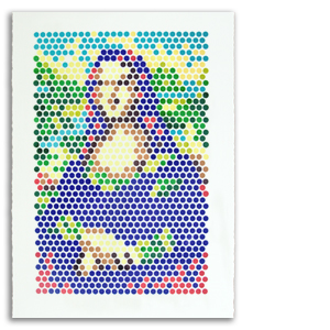 Mona Bubble Print